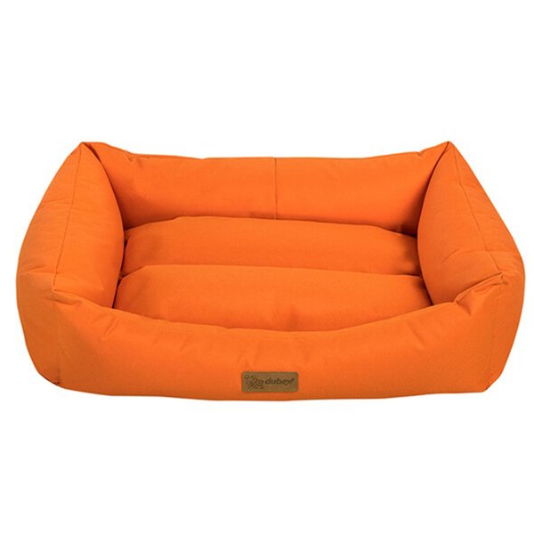Dubex 44x62x22h Cm Gelato Dikdörtgen Yatak Turuncu (M) | Kumaş Köpek Yatağı