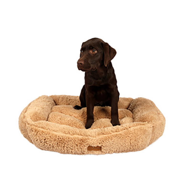 Dubex L Brownie Dikdörtgen Yatak 78x60x22 Cm Camel | Peluş Kedi Yatağı Dubex L Brownie Dikdörtgen Yatak 78x60x22 Cm Camel | Peluş Kedi Yatağı