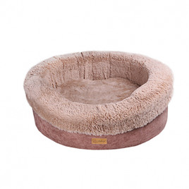 L Donat Serisi Yatak 95x25 cm Kahverengi | Peluş Köpek Yatağı L Donat Serisi Yatak 95x25 cm Kahverengi | Peluş Köpek Yatağı