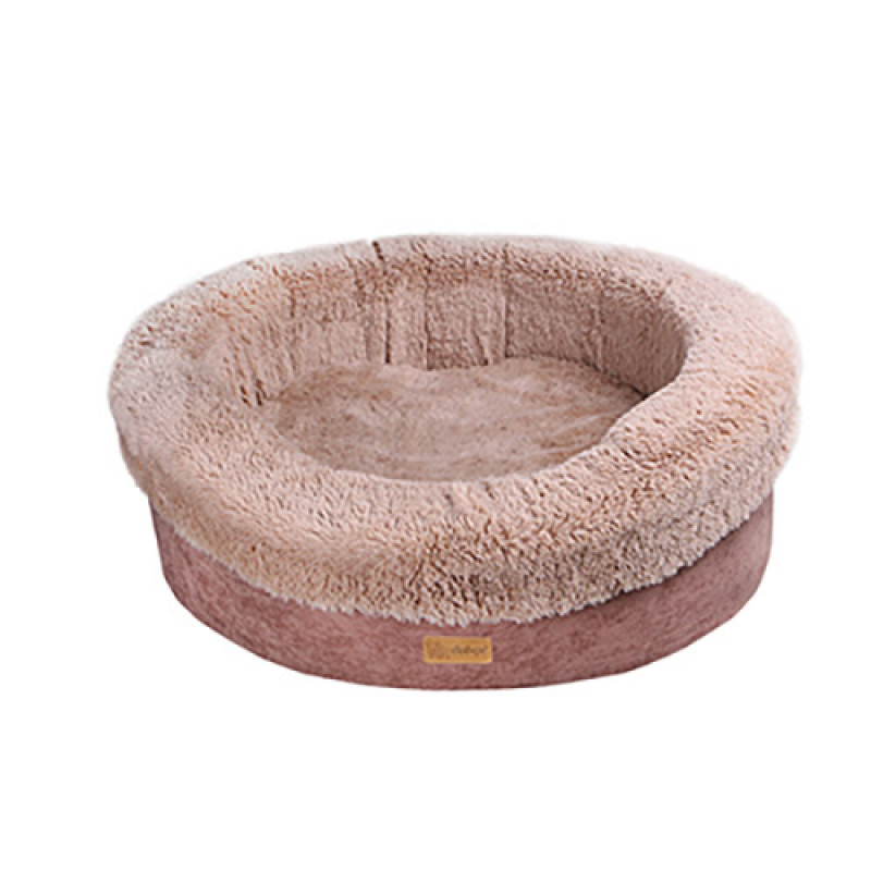 Dubex L Donat Serisi Yatak 95x25 cm Kahverengi | Peluş Köpek Yatağı Dubex L Donat Serisi Yatak 95x25 cm Kahverengi | Peluş Köpek Yatağı
