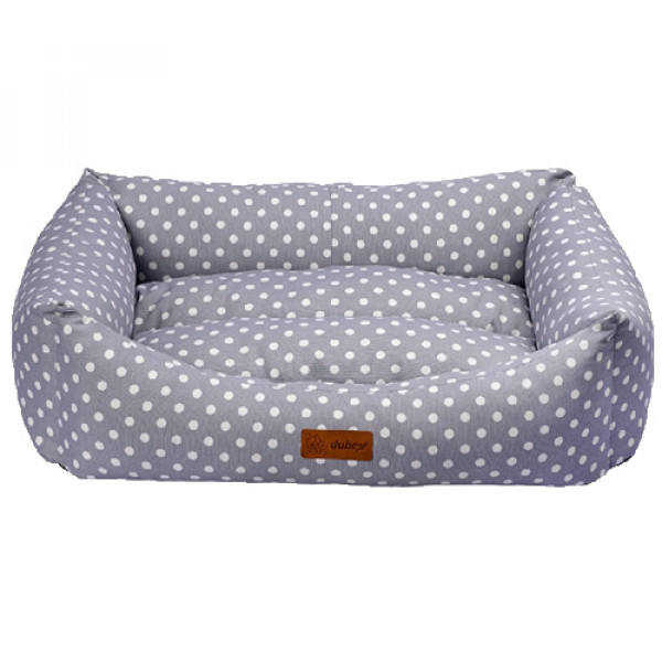 Dubex S 38X50X19 Cm Makaron Vr04 Gri Benekli | Kumaş Köpek Yatağı