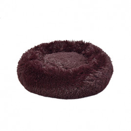 XL Ponchik Peluş Yuvarlak Yatak Vr06-Bordo | Peluş Köpek Yatağı XL Ponchik Peluş Yuvarlak Yatak Vr06-Bordo | Peluş Köpek Yatağı