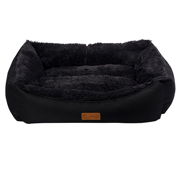 Dubex XL Jellybean İç Mekan Yatak 95x70x22 Cm Siyah | Kumaş Köpek Yatağı