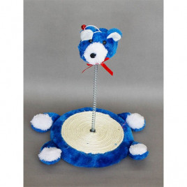 16X26 Cm Sisal Tablalı Mavi | Peluş Kedi Oyuncağı 16X26 Cm Sisal Tablalı Mavi | Peluş Kedi Oyuncağı