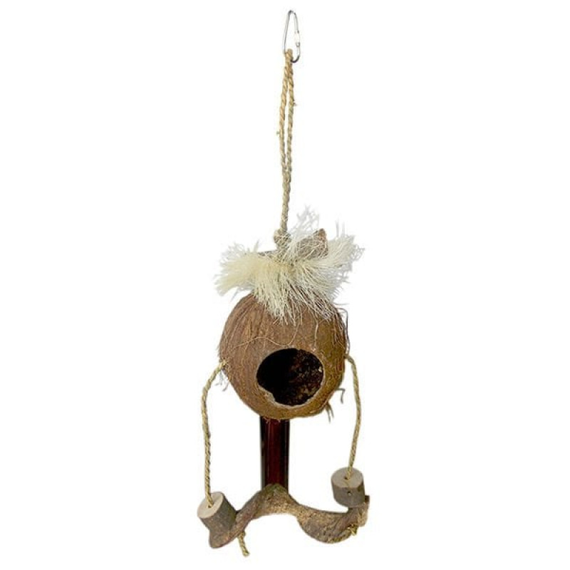 Eastland 17X42 Cm Hindistan Cevizli İpli Ahşap | Doğal Kuş Yemi Eastland 17X42 Cm Hindistan Cevizli İpli Ahşap | Doğal Kuş Yemi