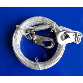 4.5 Mt 4.7 Mm Bahçe Bağlama Halatı Gri | Köpek Bahçe Bağlama Kayışı