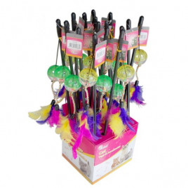 45 Cm 16 Adet Çıngıraklı Top Tüylü | Kedi Oltası 45 Cm 16 Adet Çıngıraklı Top Tüylü | Kedi Oltası