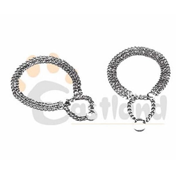 Eastland 50 Cm 2.5 Mm Üç Sıralı Zincir Boğma | Köpek Boyun Tasması