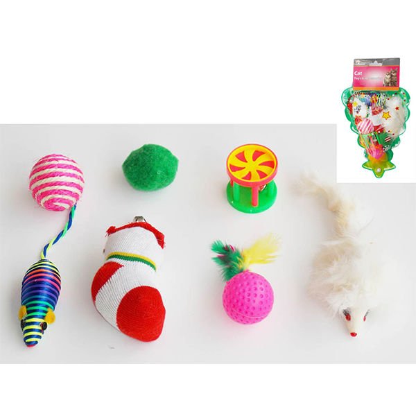 Eastland 7'li Set | Kedi Top Oyuncak