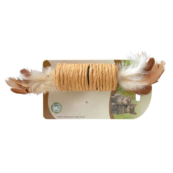 Eastland 8 Cm Tüylü Hasır Silindir | Peluş Kedi Oyuncağı