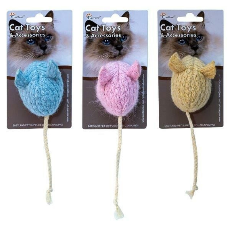 Eastland Fare Şekilli İpli Peluş | Peluş Kedi Oyuncağı Eastland Fare Şekilli İpli Peluş | Peluş Kedi Oyuncağı