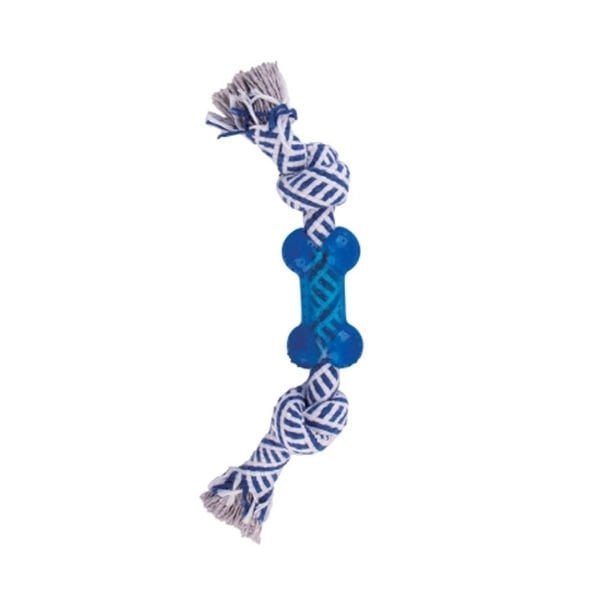 Eastland Kemik Şeklinde İpli Köpek Çiğneme Oyuncağı 24 Cm | Köpek Çiğneme