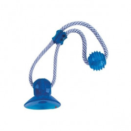 Eastland Tpr Vantuzlu İpli Plastik Köpek Çiğneme Oyuncağı 42 Cm | Köpek Çiğneme