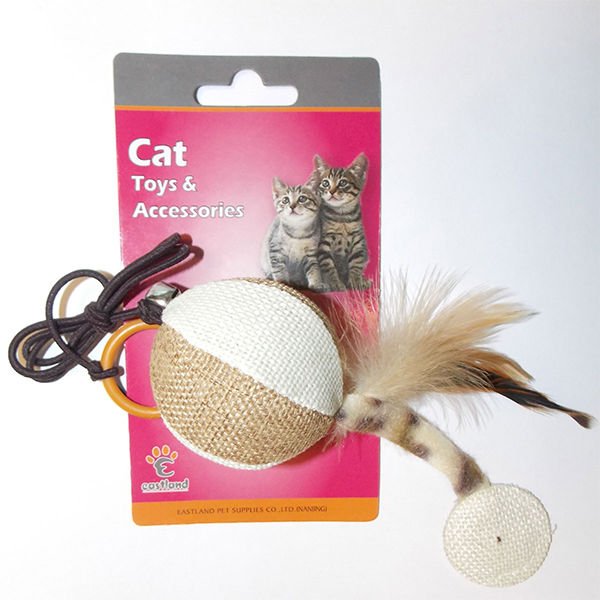 Eastland Tüylü Top Şeklinde | Kedi Top Oyuncak
