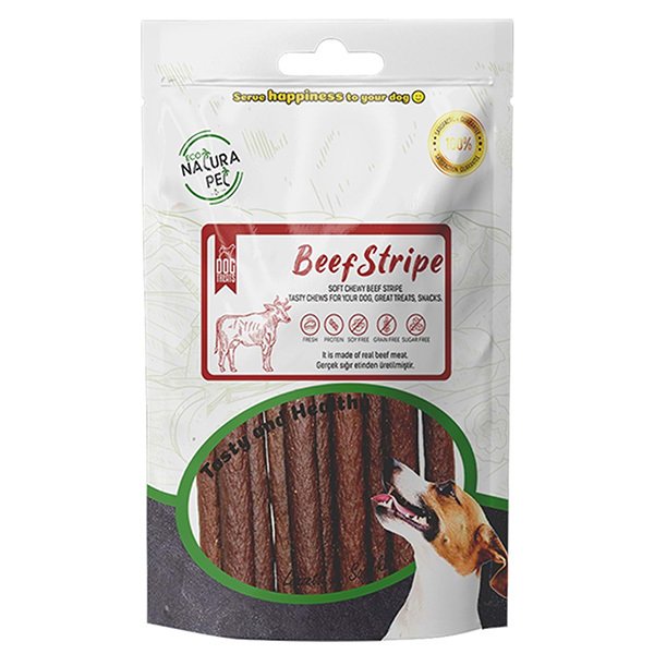 Eco Natura 100 Gr Biftek Şeritleri Yumuşak | Köpek Atıştırmalık Ödül Maması