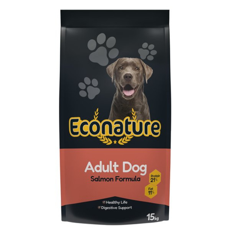 Econature 15 Kg Yetişkin Somonlu | Yetişkin Köpek Kuru Maması