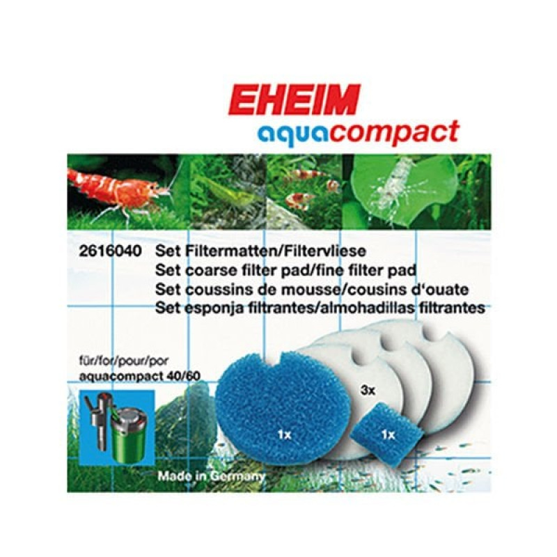 Eheim 4 Adet Aquacompact Sünger Seti | Akvaryum Filtresi Eheim 4 Adet Aquacompact Sünger Seti | Akvaryum Filtresi