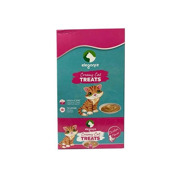 Elegance 25 Adet Creamy Treats Tavuk 15 Gr | Kedi Atıştırmalık Ödül Maması