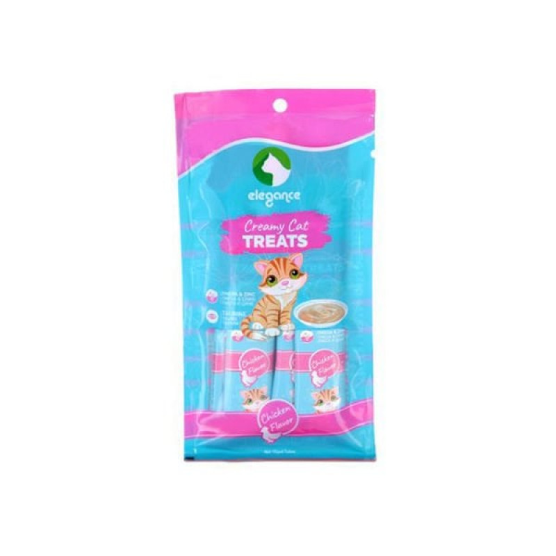Elegance 4 Adet Creamy Treats Tavuk 15 Gr | Kedi Sıvı Ödül Maması