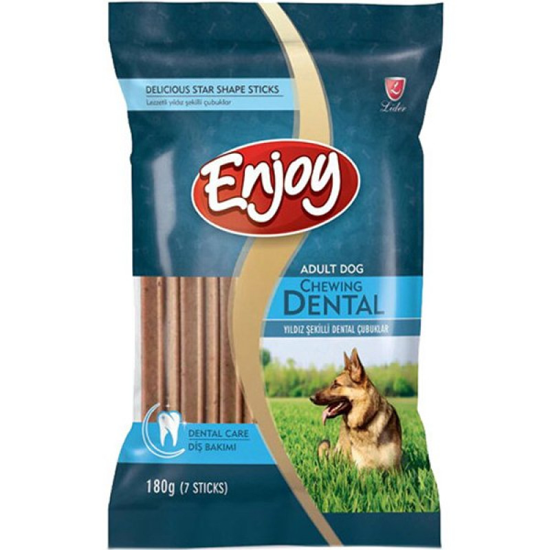 Enjoy 180 Gr Yıldız Şekilli Dental Sticks | Köpek Kemik Ödül Maması Enjoy 180 Gr Yıldız Şekilli Dental Sticks | Köpek Kemik Ödül Maması