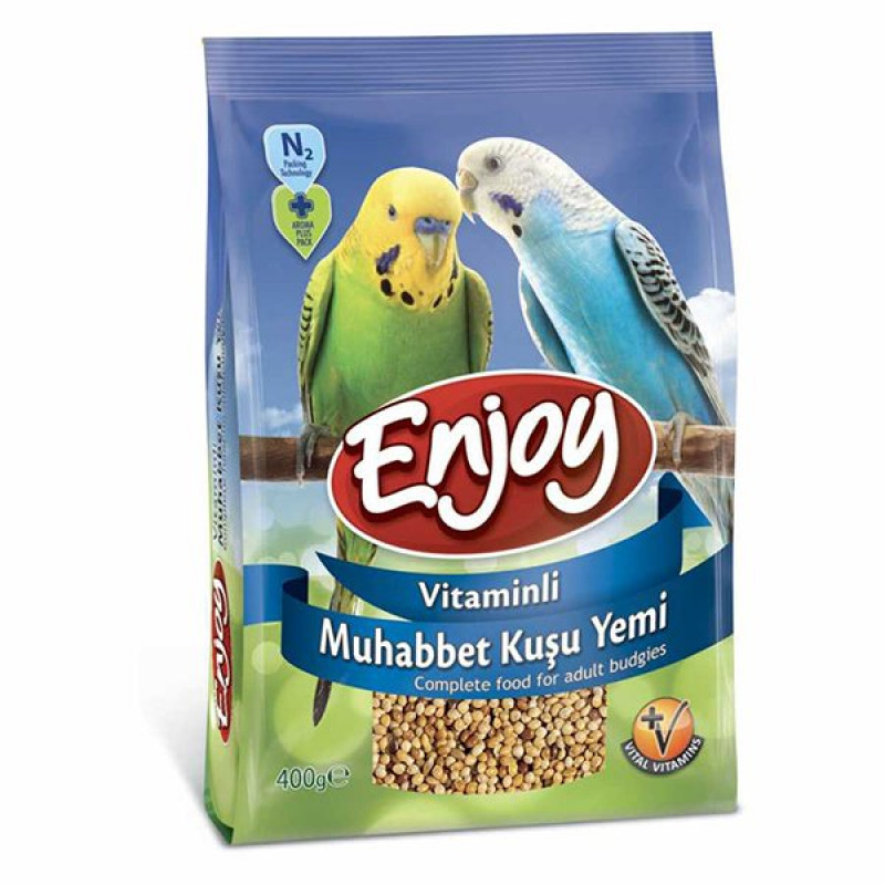 Enjoy 400 Gr Muhabbet Kuşu Yemi | Kuş Yemi Enjoy 400 Gr Muhabbet Kuşu Yemi | Kuş Yemi