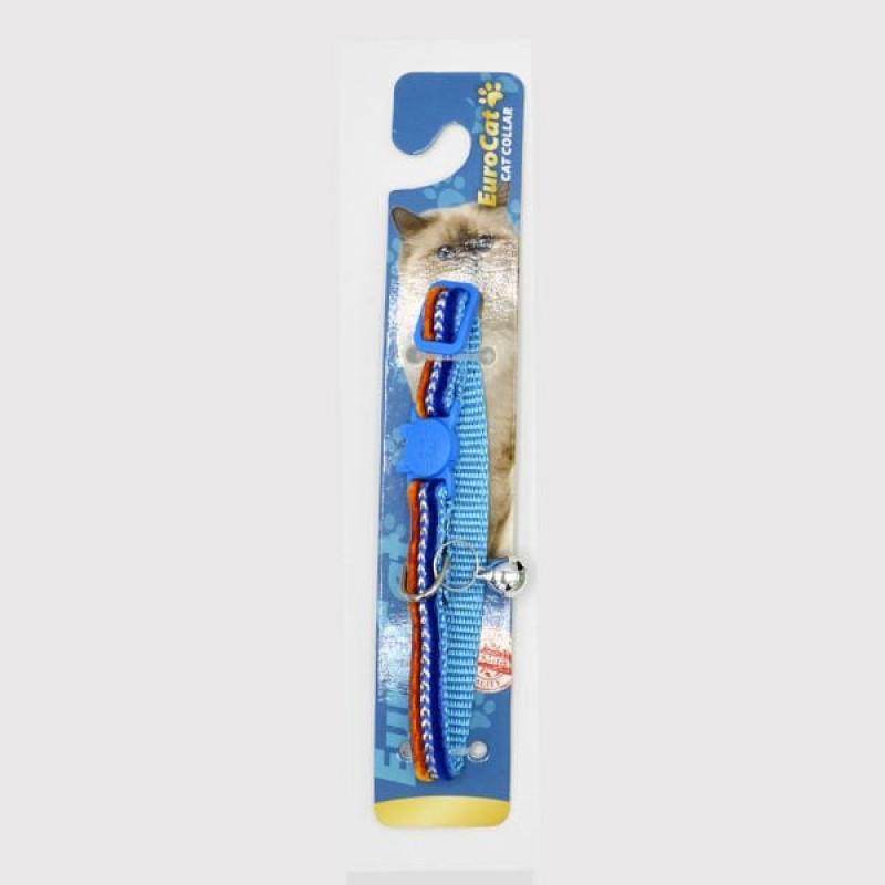 Euro Cat 28 Cm 10 Mm Boyun Tasması Yaldız Mavi | Kedi Boyun Tasması Euro Cat 28 Cm 10 Mm Boyun Tasması Yaldız Mavi | Kedi Boyun Tasması