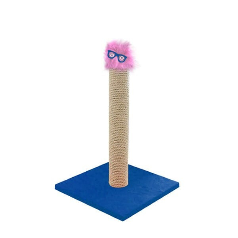 Euro Cat 47 Cm Oyuncaklı Tırmalama Tahtası Mavi | Çubuk Kedi Tırmalama Tahtası Euro Cat 47 Cm Oyuncaklı Tırmalama Tahtası Mavi | Çubuk Kedi Tırmalama Tahtası