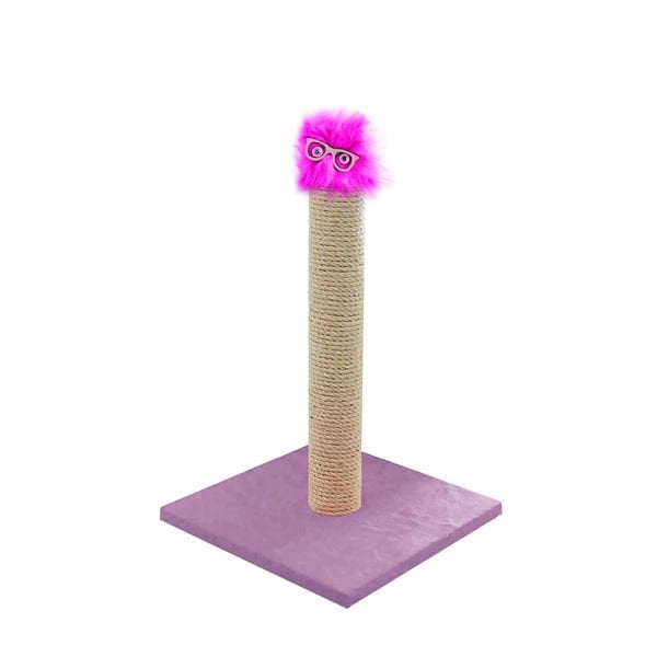 Euro Cat 47 Cm Oyuncaklı Tırmalama Tahtası Pembe | Çubuk Kedi Tırmalama Tahtası