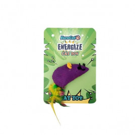 Tüylü Kuyruklu Fare Mor | Peluş Kedi Oyuncağı Tüylü Kuyruklu Fare Mor | Peluş Kedi Oyuncağı