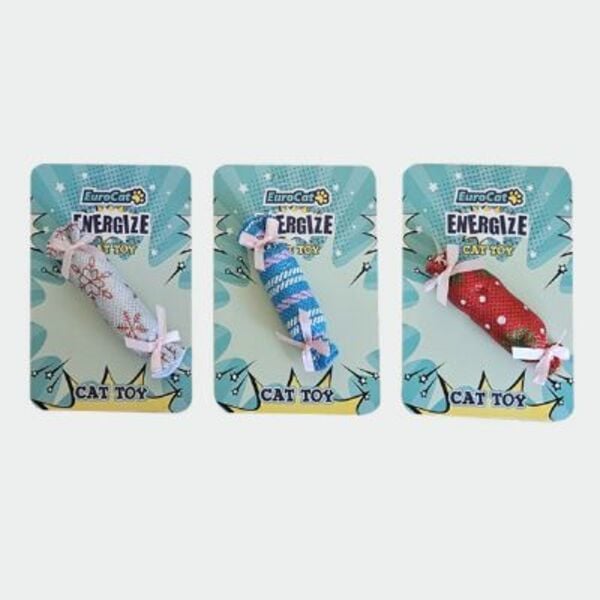Euro Cat Şeker Örme Renkli | Peluş Kedi Oyuncağı