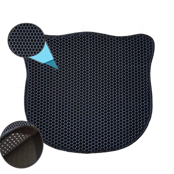 Eurocat 43x50 Cm Kum Toplayan Elekli Kedi Kumu Paspası Siyah | Kedi Tuvalet Paspası