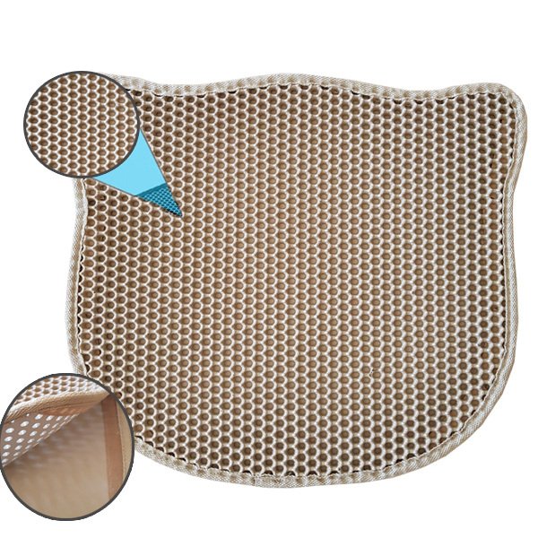 Eurocat 58x67 Cm Kum Toplayan Elekli Kedi Kumu Paspası Krem | Kedi Tuvalet Paspası