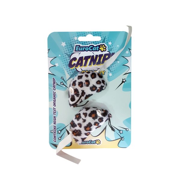 Eurocat Leopar 2'Li Fare Oyuncak | Kedi Fare Oyuncak