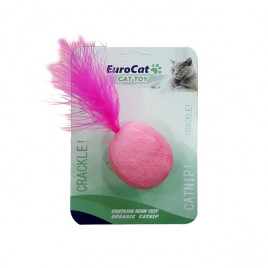 Eurocat Pembe Tüylü Top Oyuncak | Kedi Top Oyuncak Eurocat Pembe Tüylü Top Oyuncak | Kedi Top Oyuncak