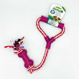 40 Cm Tutamaçlı Kemik Figürlü Diş Kaşıma İpi Kırmızı Pembe | Köpek Ağız Ve Diş Bakım Ürünü 40 Cm Tutamaçlı Kemik Figürlü Diş Kaşıma İpi Kırmızı Pembe | Köpek Ağız Ve Diş Bakım Ürünü