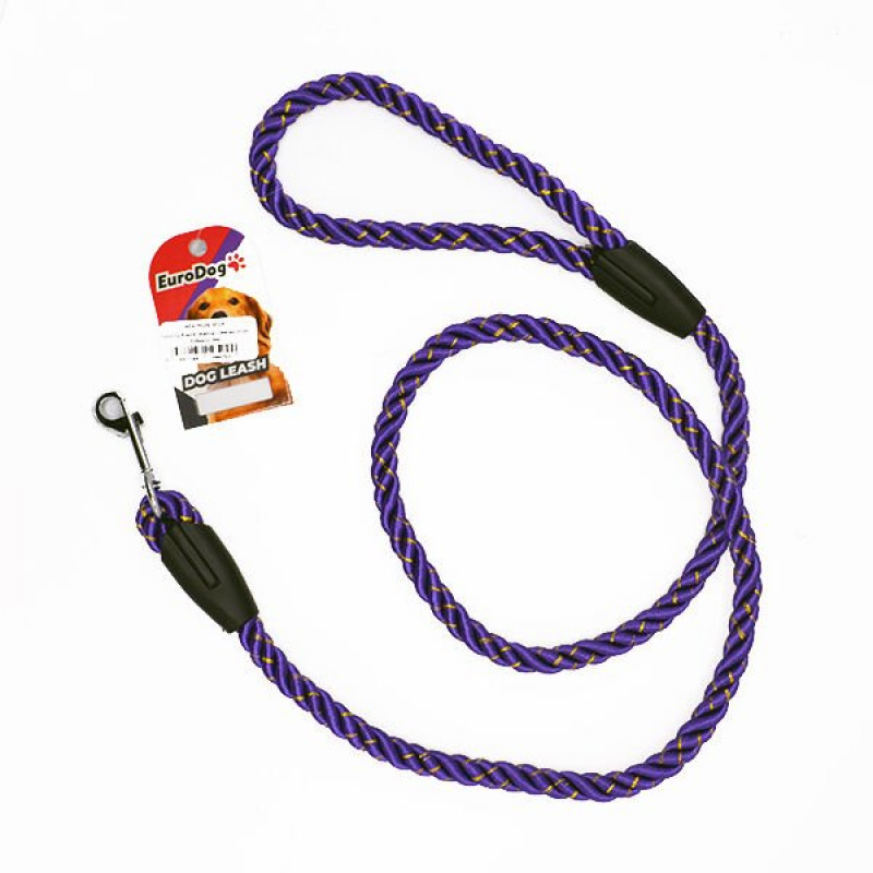 Euro Dog 120 Cm 13 Mm Reflektörlü Gezdirme Mor | Köpek Gezdirme Tasması Euro Dog 120 Cm 13 Mm Reflektörlü Gezdirme Mor | Köpek Gezdirme Tasması