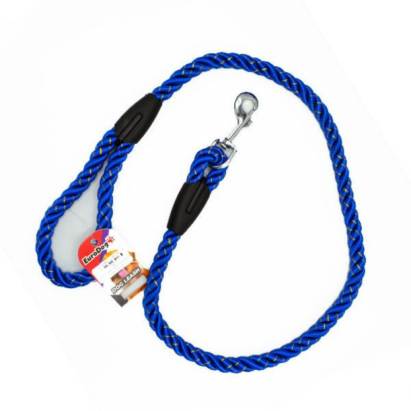 Euro Dog 120 Cm 18 Mm Gezdirme Mavi | Köpek Gezdirme Tasması Euro Dog 120 Cm 18 Mm Gezdirme Mavi | Köpek Gezdirme Tasması
