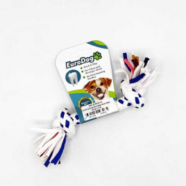 15 Cm İki Düğümlü Kalın Beyaz Mavi | Köpek Diş İpi 15 Cm İki Düğümlü Kalın Beyaz Mavi | Köpek Diş İpi