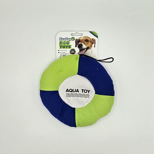 Euro Dog 19 Cm Aqua Halka | Kumaş Ve Peluş Köpek Oyuncağı