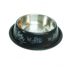 22 Cm 64 Oz ASRPP R Figürlü Siyah | Metal Mama Ve Su Kabı 22 Cm 64 Oz ASRPP R Figürlü Siyah | Metal Mama Ve Su Kabı