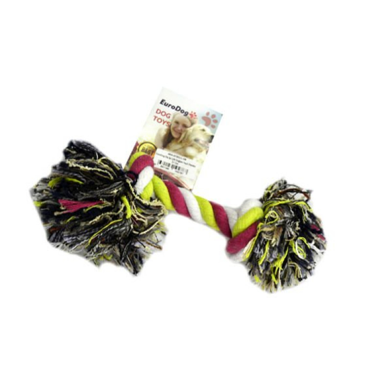Euro Dog 37 Cm 2 Düğümlü Yeşil Pembe | Köpek Çiğneme Euro Dog 37 Cm 2 Düğümlü Yeşil Pembe | Köpek Çiğneme