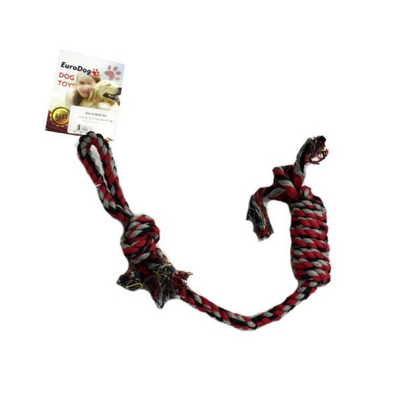 Euro Dog 45 Cm Tek Düğümlü Rulo Diş İpi Gri Kırmızı Siyah | Köpek Ağız Ve Diş Bakım Ürünü Euro Dog 45 Cm Tek Düğümlü Rulo Diş İpi Gri Kırmızı Siyah | Köpek Ağız Ve Diş Bakım Ürünü