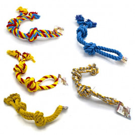 65 Cm 4 Düğümlü Diş İpi Kalın Karışık | Köpek Ağız Ve Diş Bakım Ürünü 65 Cm 4 Düğümlü Diş İpi Kalın Karışık | Köpek Ağız Ve Diş Bakım Ürünü