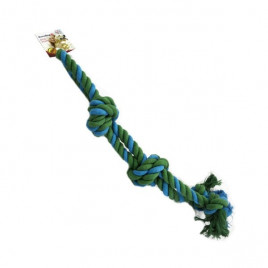 65 Cm 4 Düğümlü Kalın Mavi Yeşil | Köpek Diş İpi 65 Cm 4 Düğümlü Kalın Mavi Yeşil | Köpek Diş İpi