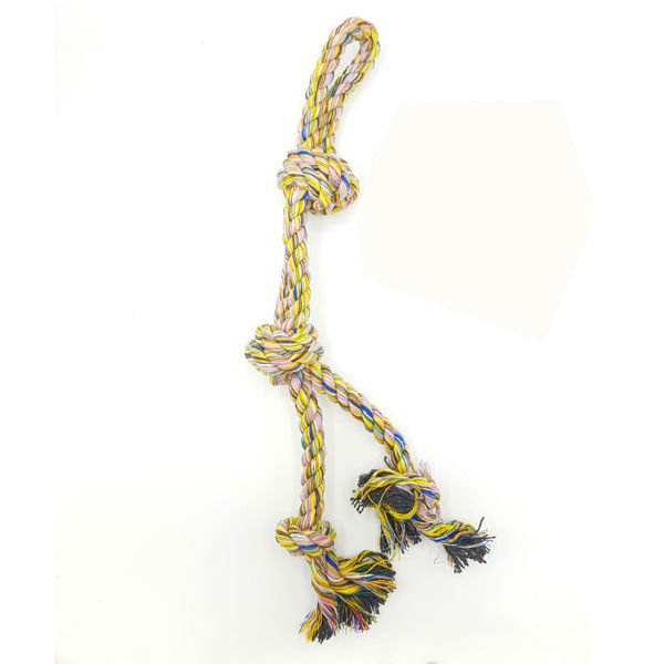 Euro Dog 65 Cm 4 Düğümlü Kalın Yeşil | Köpek Çiğneme