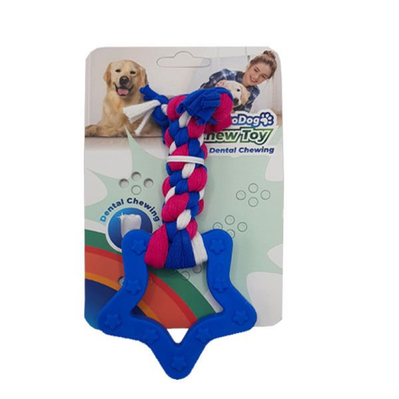 Euro Dog Plus 14 Cm Yıldız Şekilli Diş Kaşıma İpi Beyaz Kırmızı Mavi | Köpek Ağız Ve Diş Bakım Ürünü Euro Dog Plus 14 Cm Yıldız Şekilli Diş Kaşıma İpi Beyaz Kırmızı Mavi | Köpek Ağız Ve Diş Bakım Ürünü