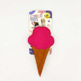 Puppy Peluş Dondurma Fuşya Kahverengi | Kumaş Ve Peluş Köpek Oyuncağı Puppy Peluş Dondurma Fuşya Kahverengi | Kumaş Ve Peluş Köpek Oyuncağı