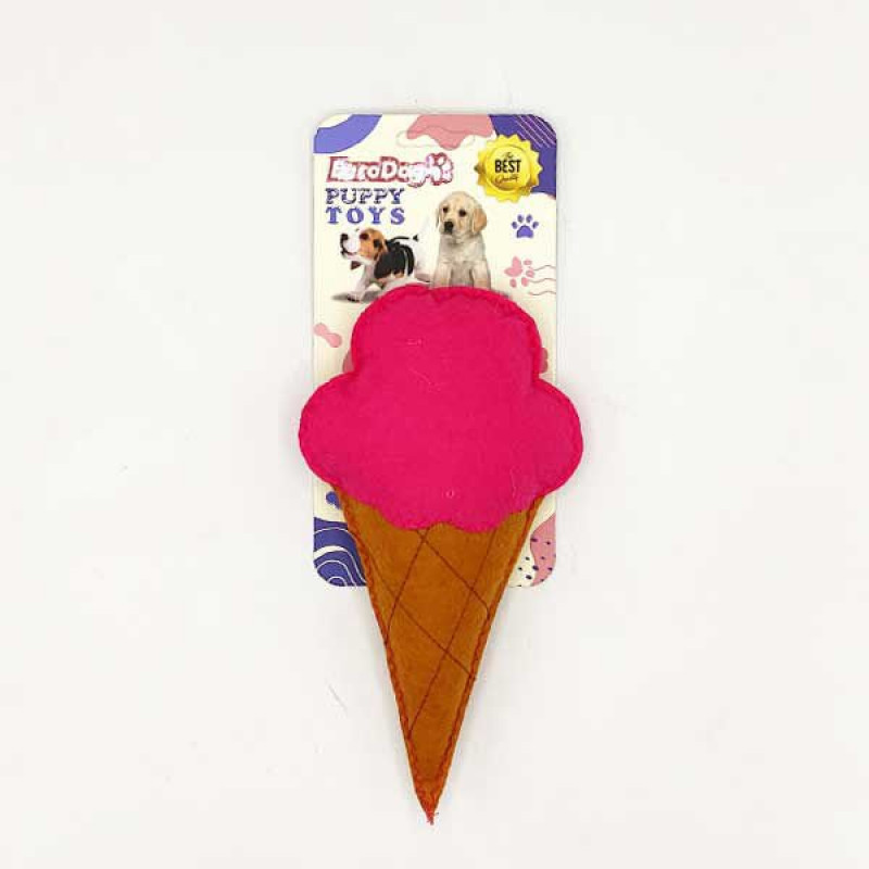 Euro Dog Puppy Peluş Dondurma Fuşya Kahverengi | Kumaş Ve Peluş Köpek Oyuncağı Euro Dog Puppy Peluş Dondurma Fuşya Kahverengi | Kumaş Ve Peluş Köpek Oyuncağı