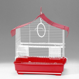 28x22x39 Cm Üçgen Çatılı Kafes Renkli | Kuş Kafesi 28x22x39 Cm Üçgen Çatılı Kafes Renkli | Kuş Kafesi