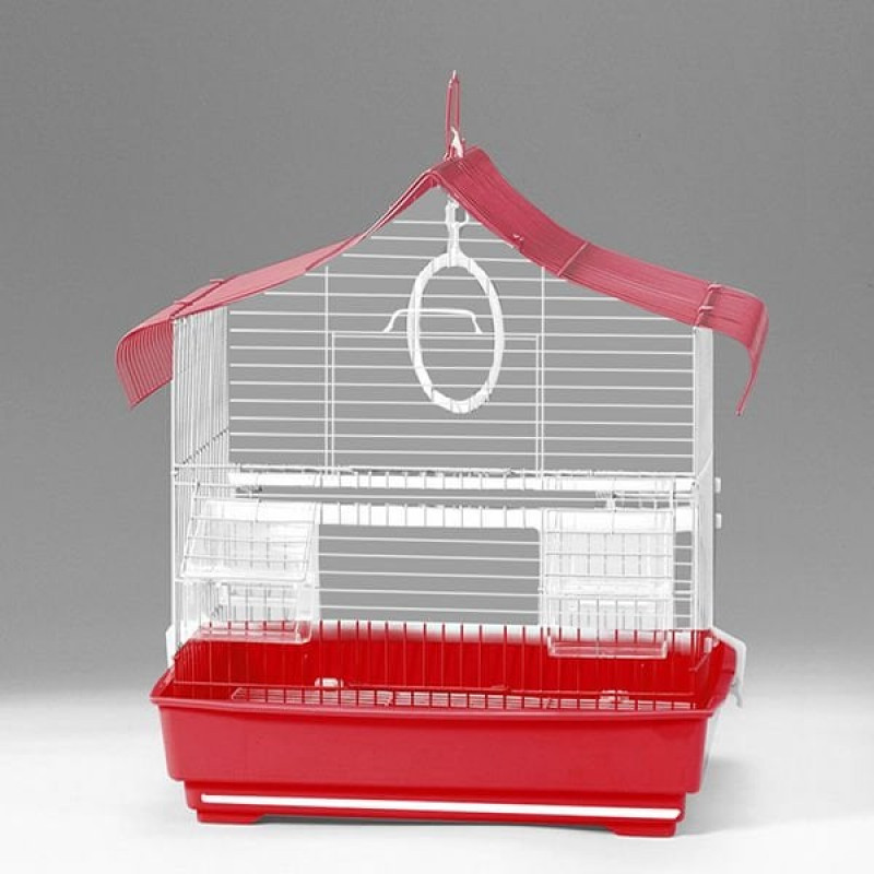 Euro Gold 28x22x39 Cm Üçgen Çatılı Kafes Renkli | Kuş Kafesi Euro Gold 28x22x39 Cm Üçgen Çatılı Kafes Renkli | Kuş Kafesi